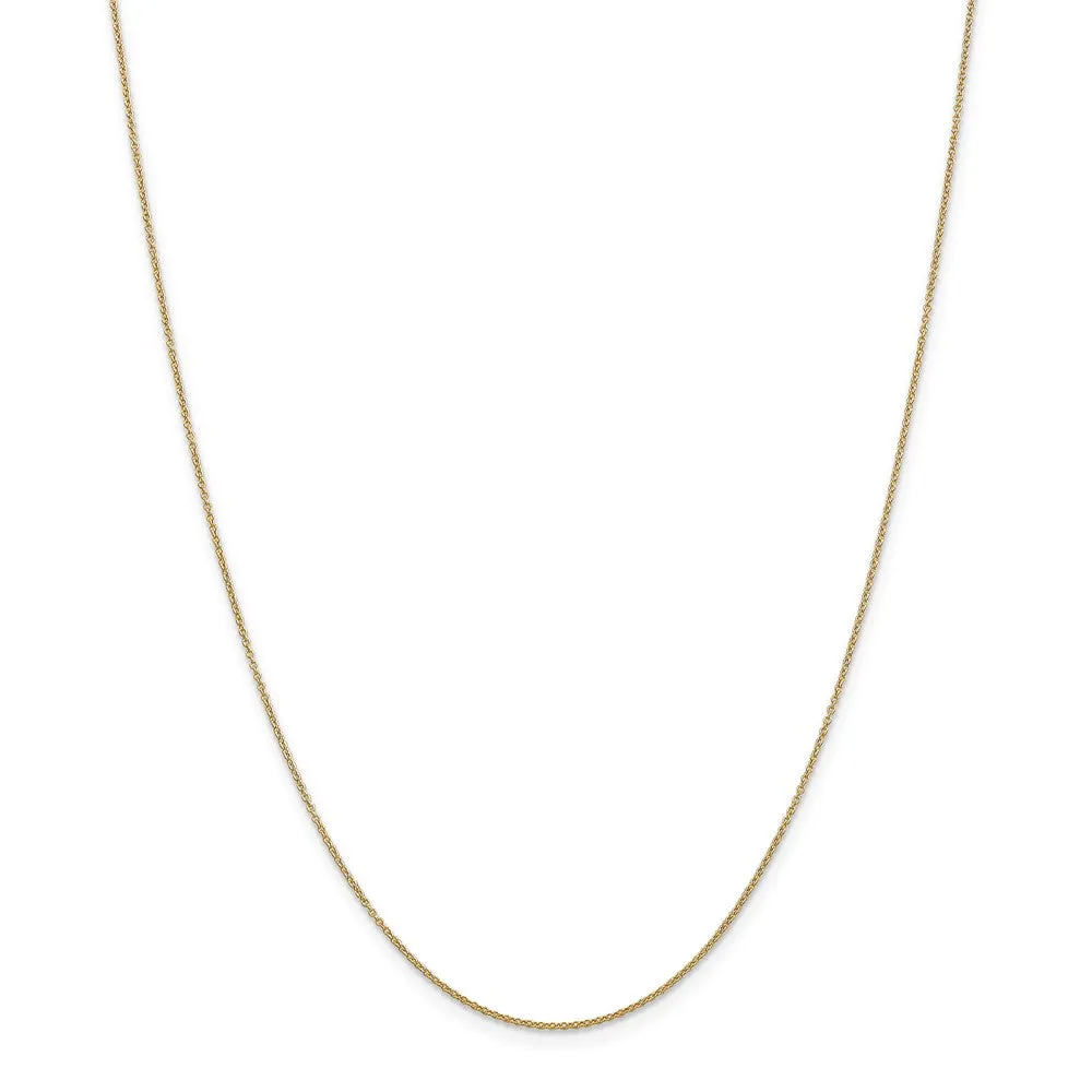 14k Yellow Gold 26mm Manatee Necklace