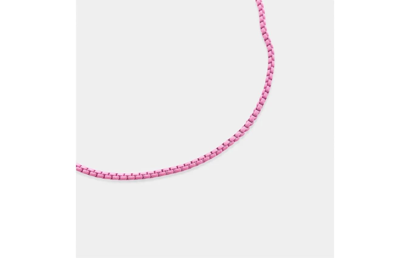 16 Enamel Cable Chain Necklace