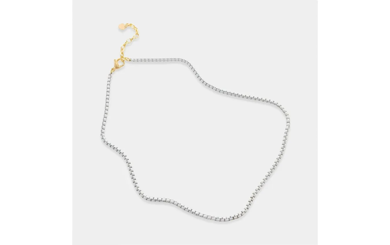 16 Enamel Cable Chain Necklace