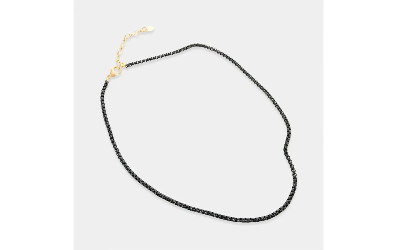 16 Enamel Cable Chain Necklace