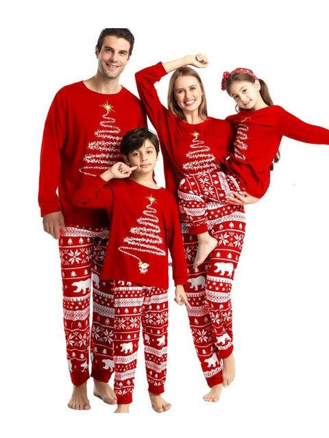 2023 Christmas Family Matching Pajamas Mom Daughter Dad Son Clothing Set