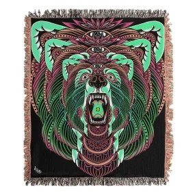 ACID BEAR WOVEN  BLANKET