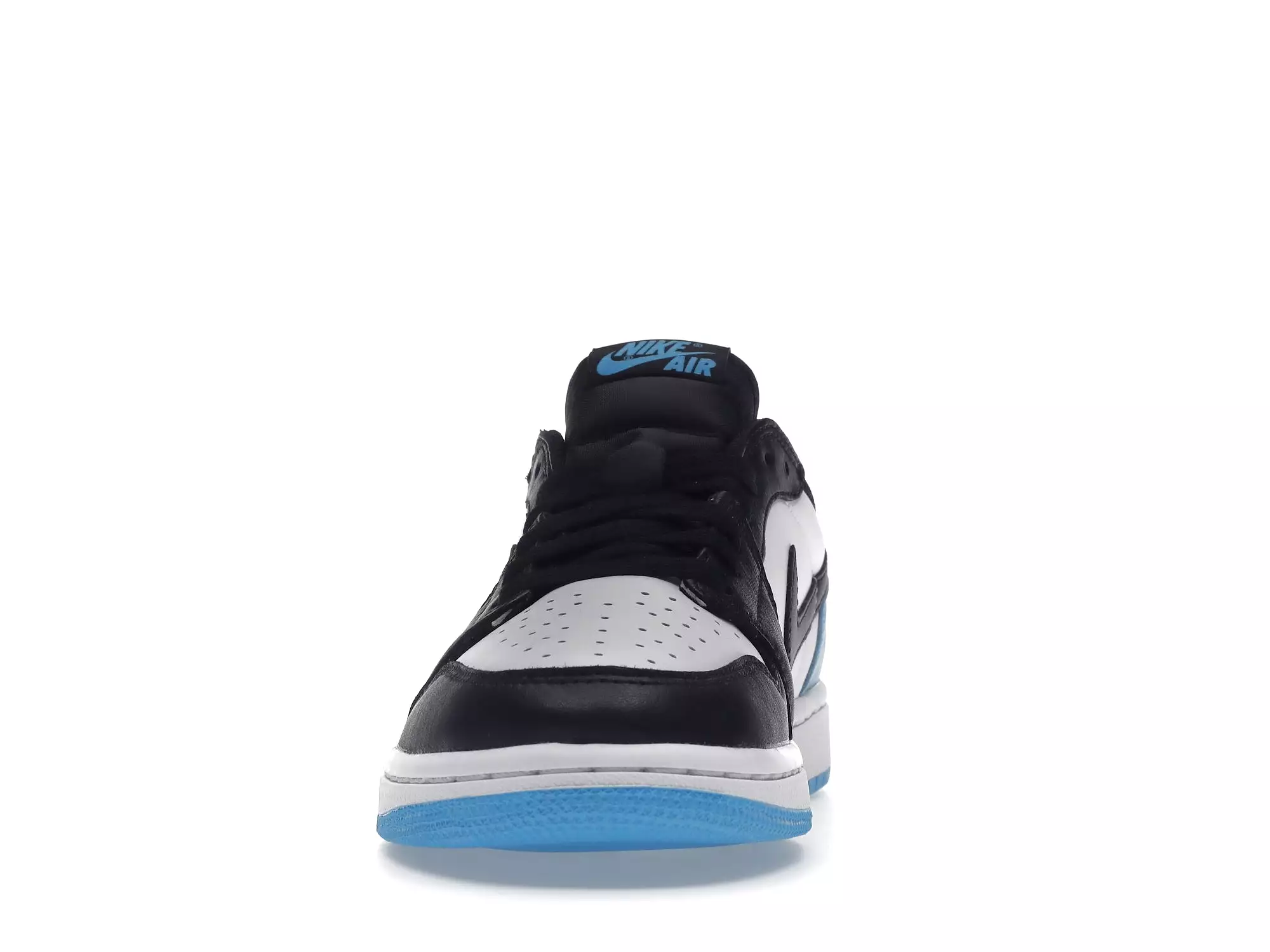 Air Jordan 1 Low Black Dark Powder Blue (W)