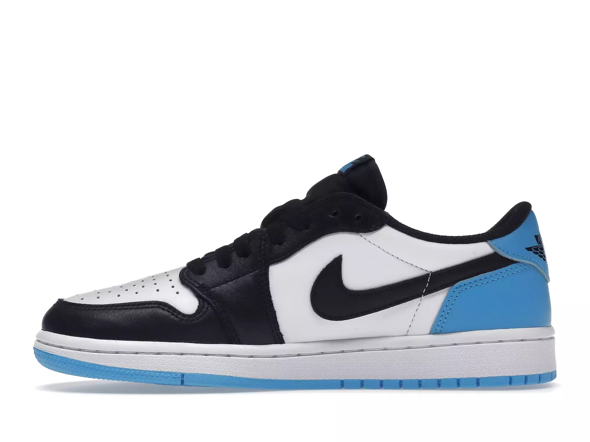 Air Jordan 1 Low Black Dark Powder Blue (W)