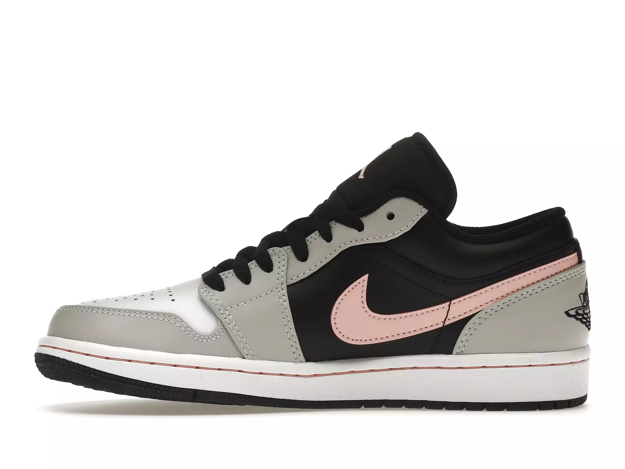 Air Jordan 1 Low Black Grey Pink