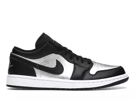 Air Jordan 1 Low SE Black Metallic Silver (W)