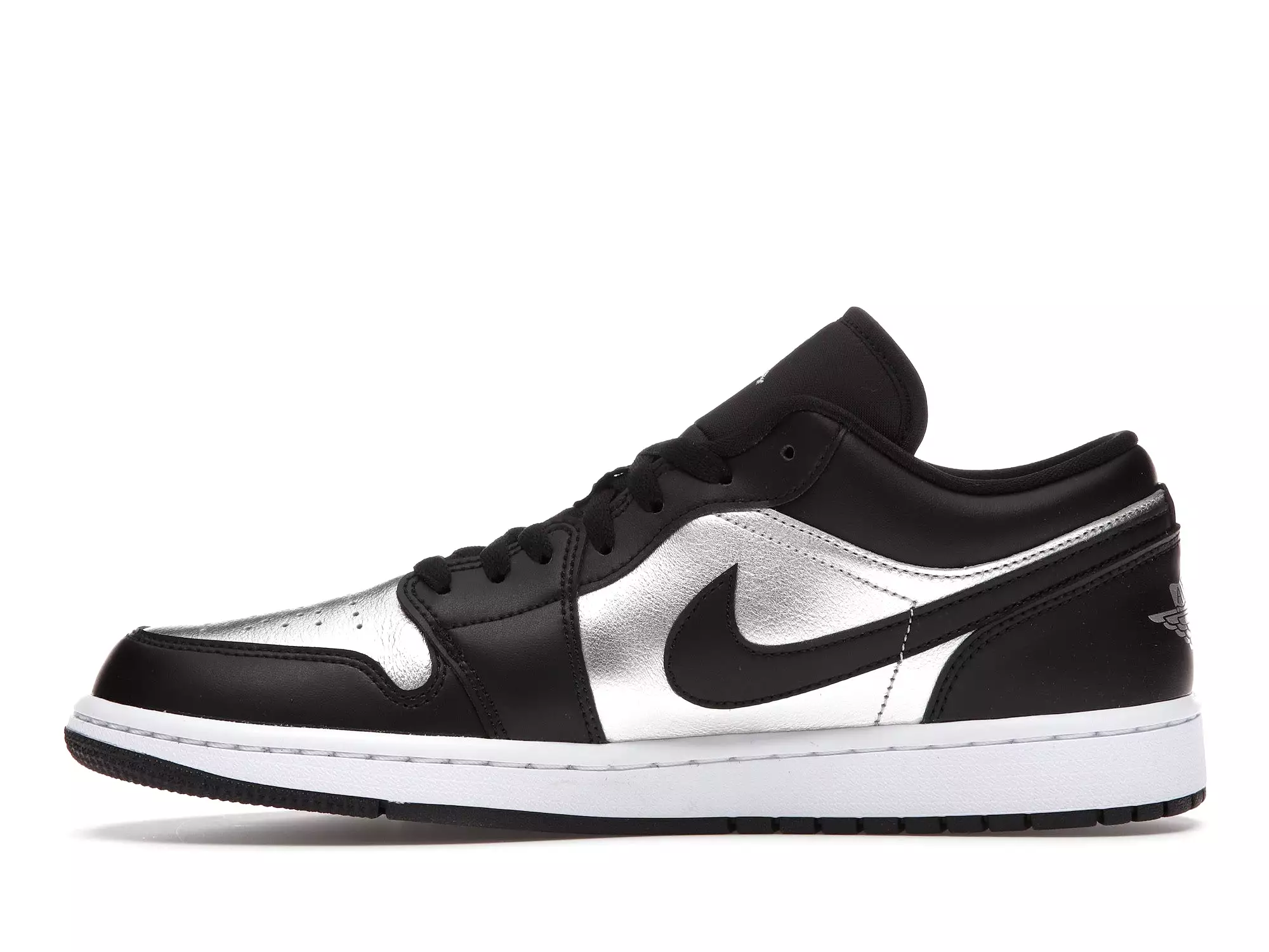 Air Jordan 1 Low SE Black Metallic Silver (W)