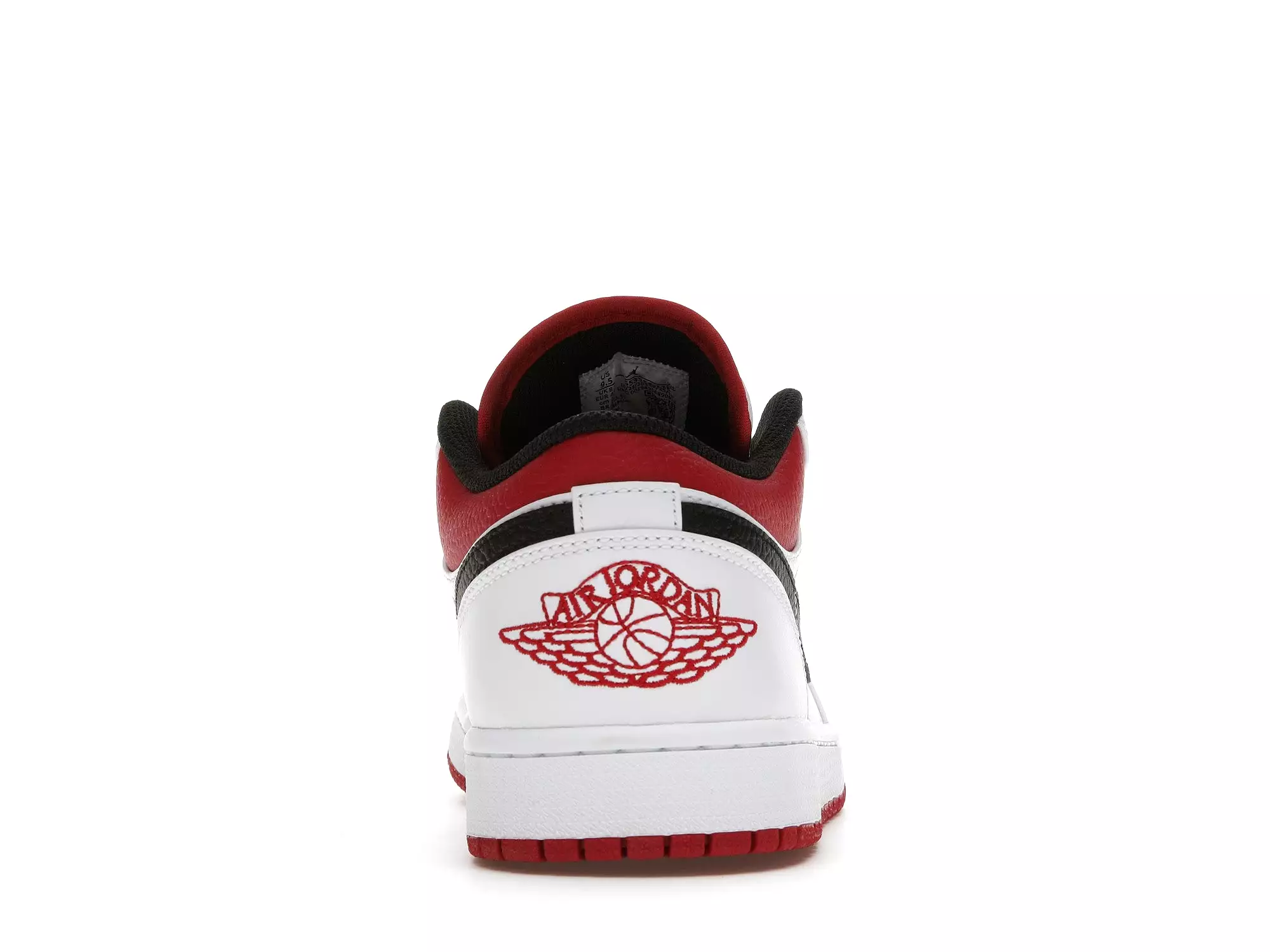 Air Jordan 1 Low White University Red Black