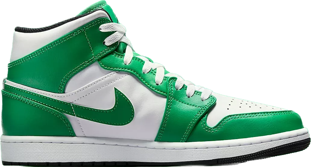 Air Jordan 1 Mid Lucky Green