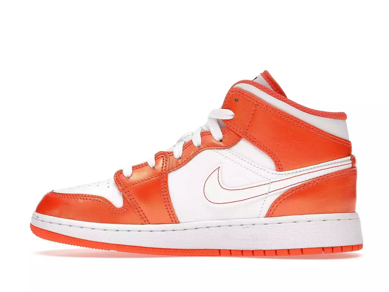 Air Jordan 1 Mid Metallic Orange  GS