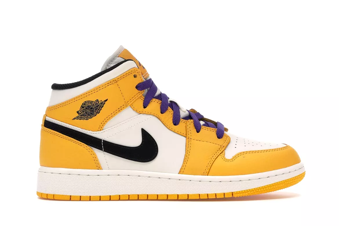 Air Jordan 1 Mid SE Lakers (GS)