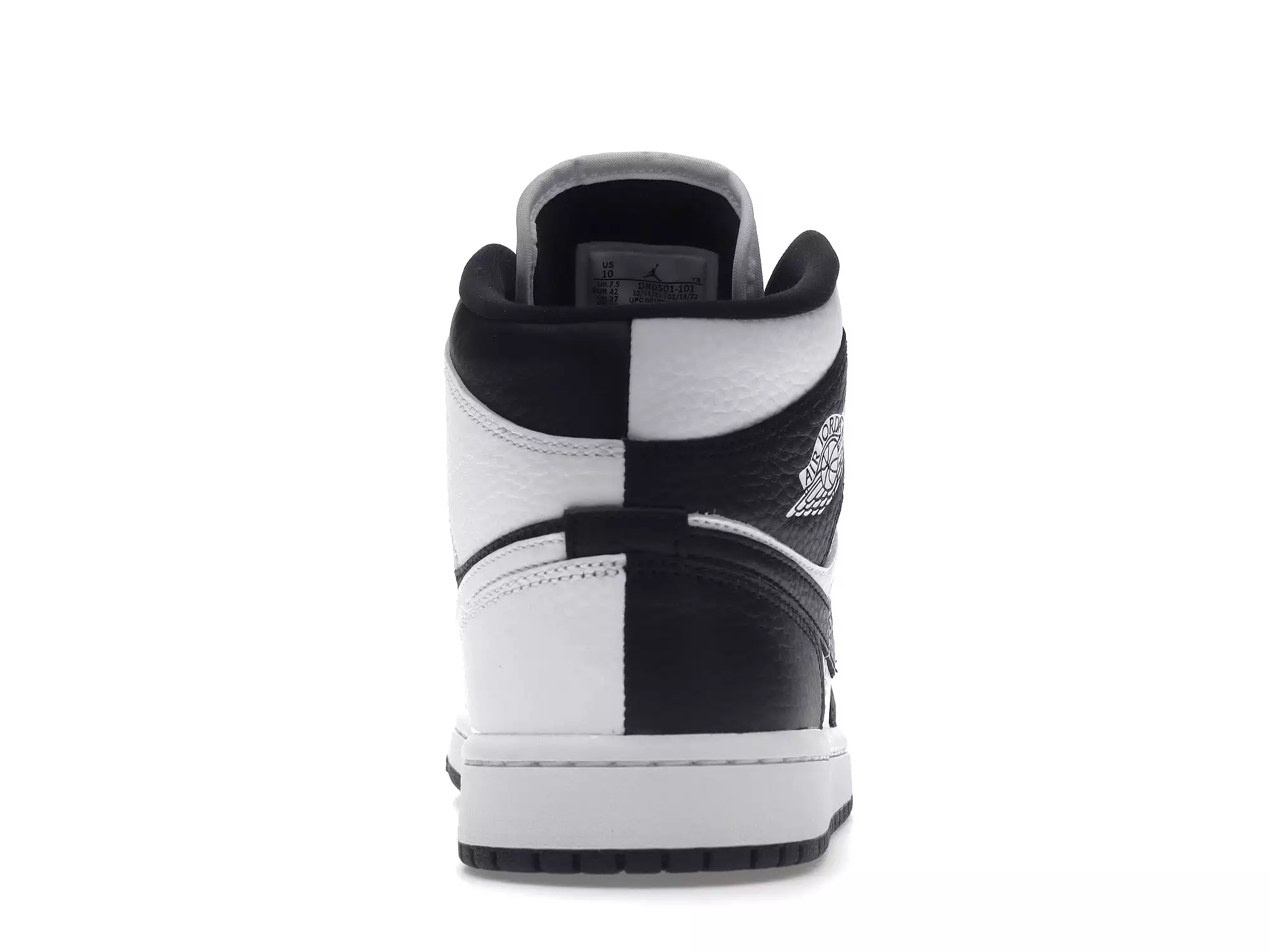 Air Jordan 1 Mid Split Black White (W)