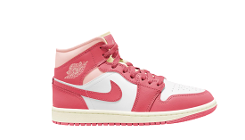 Air Jordan 1 Mid 'Strawberries and Cream' (Women's)