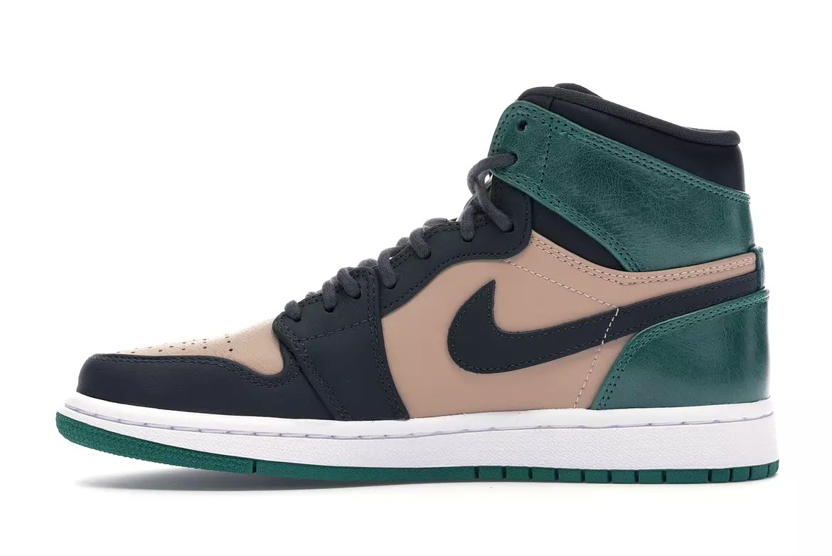 Air Jordan Retro 1 High Bio Beige Anthracite Mystic Green (W)