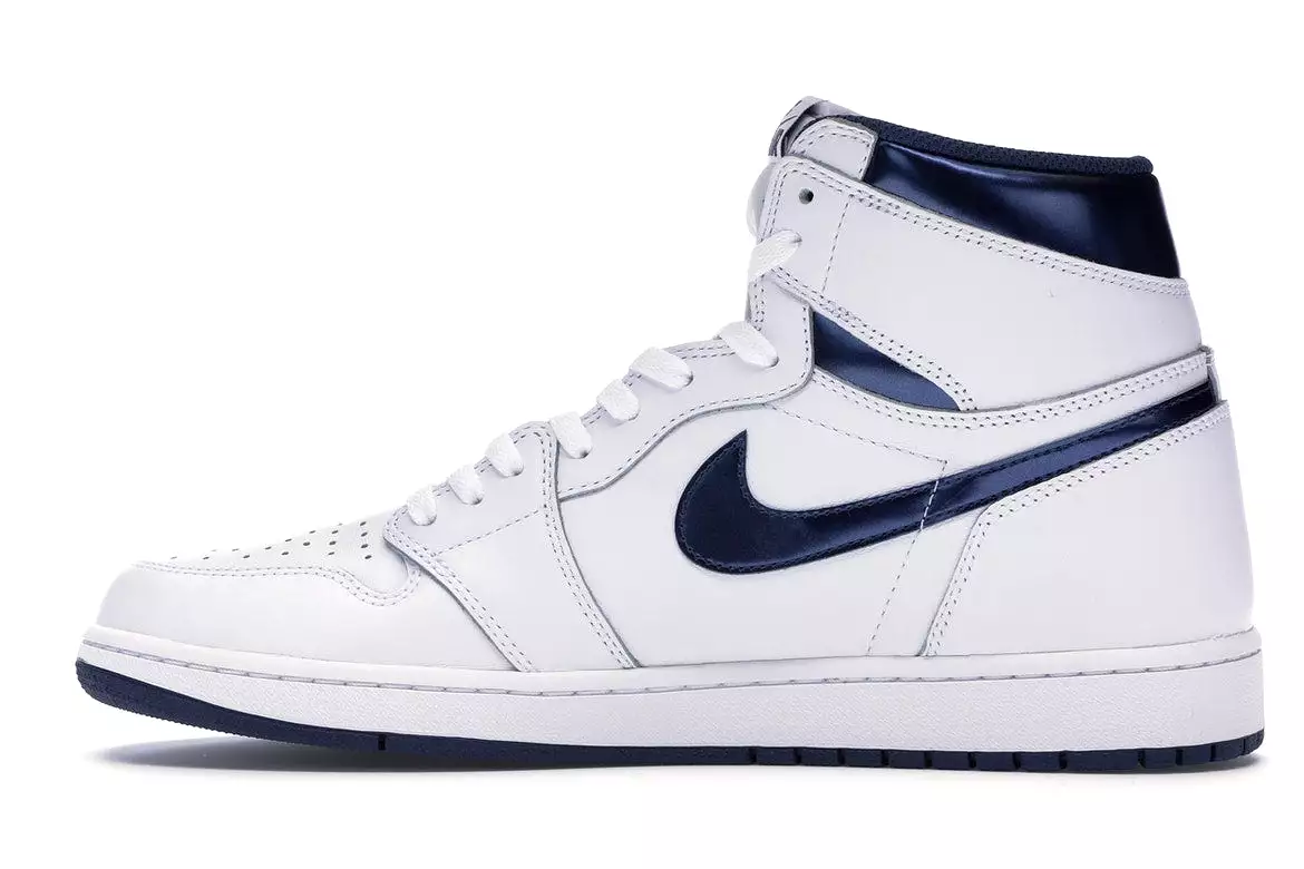 Air Jordan Retro 1 Metallic Navy