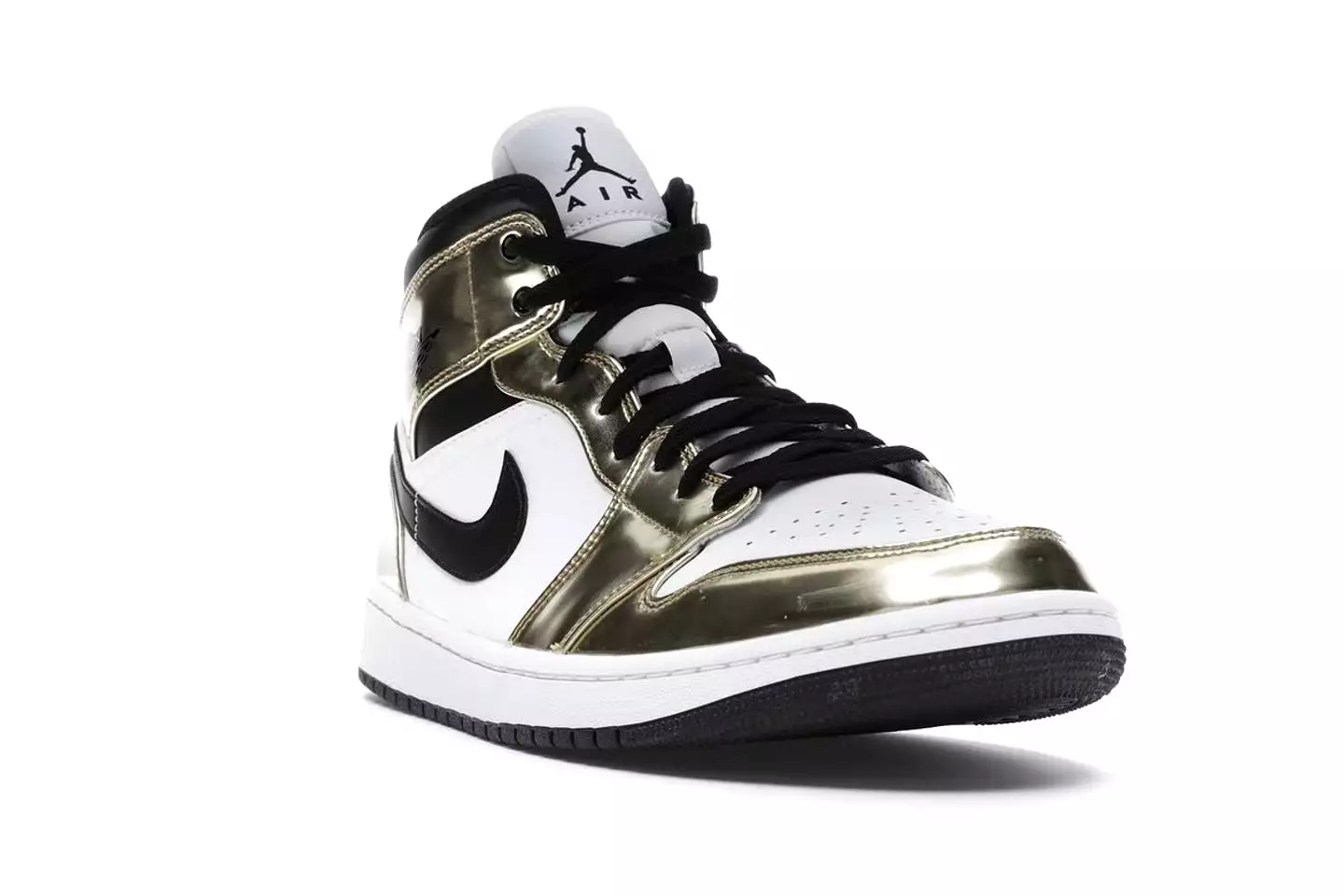 Air Jordan Retro 1 Mid Metallic Gold