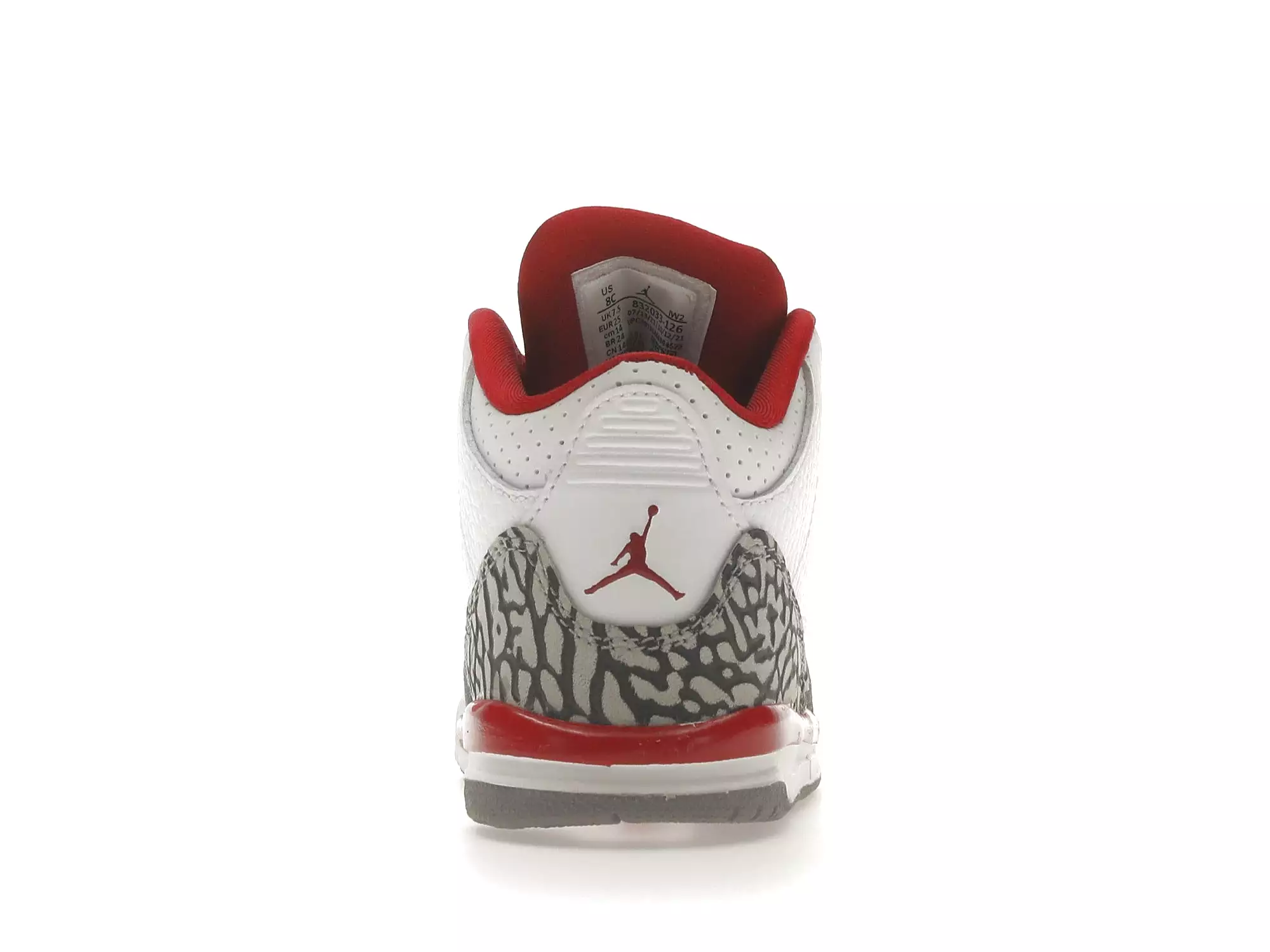 Air Jordan Retro 3  Cardinal  Toddler ( TD )