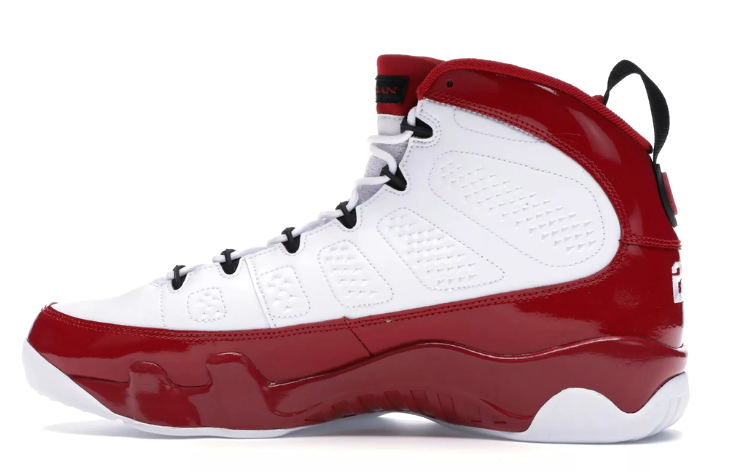 Air Jordan Retro 9 White Gym Red