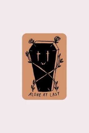 Alone at Last Vinyl Sticker