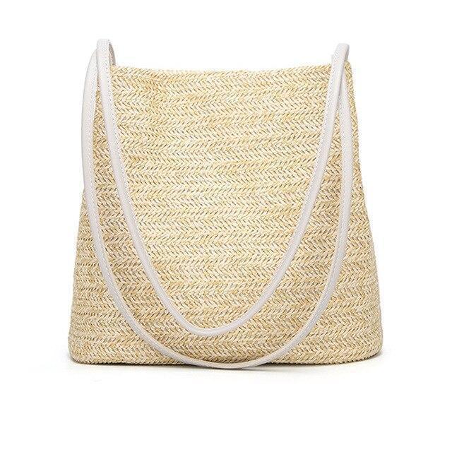 As Planned Straw Beach Bag