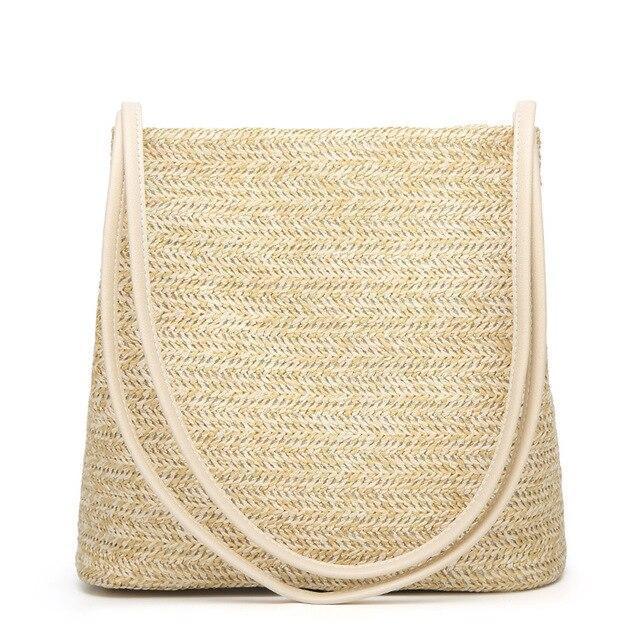 As Planned Straw Beach Bag