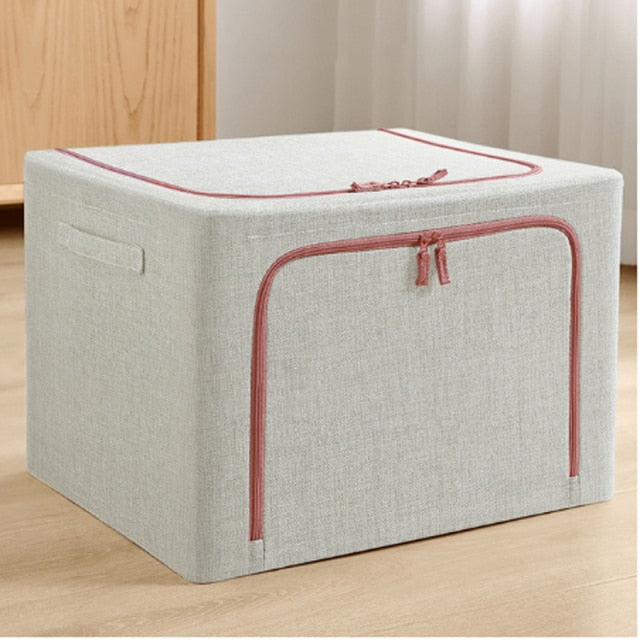 AshoreShop Clothing or Toy Fabric Sturdy Organizer Storage Box