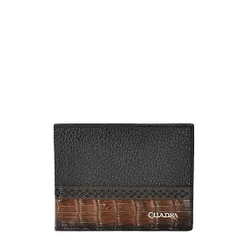 BC012NL - Cuadra maple exotic bifold wallet in niloticus leather for men