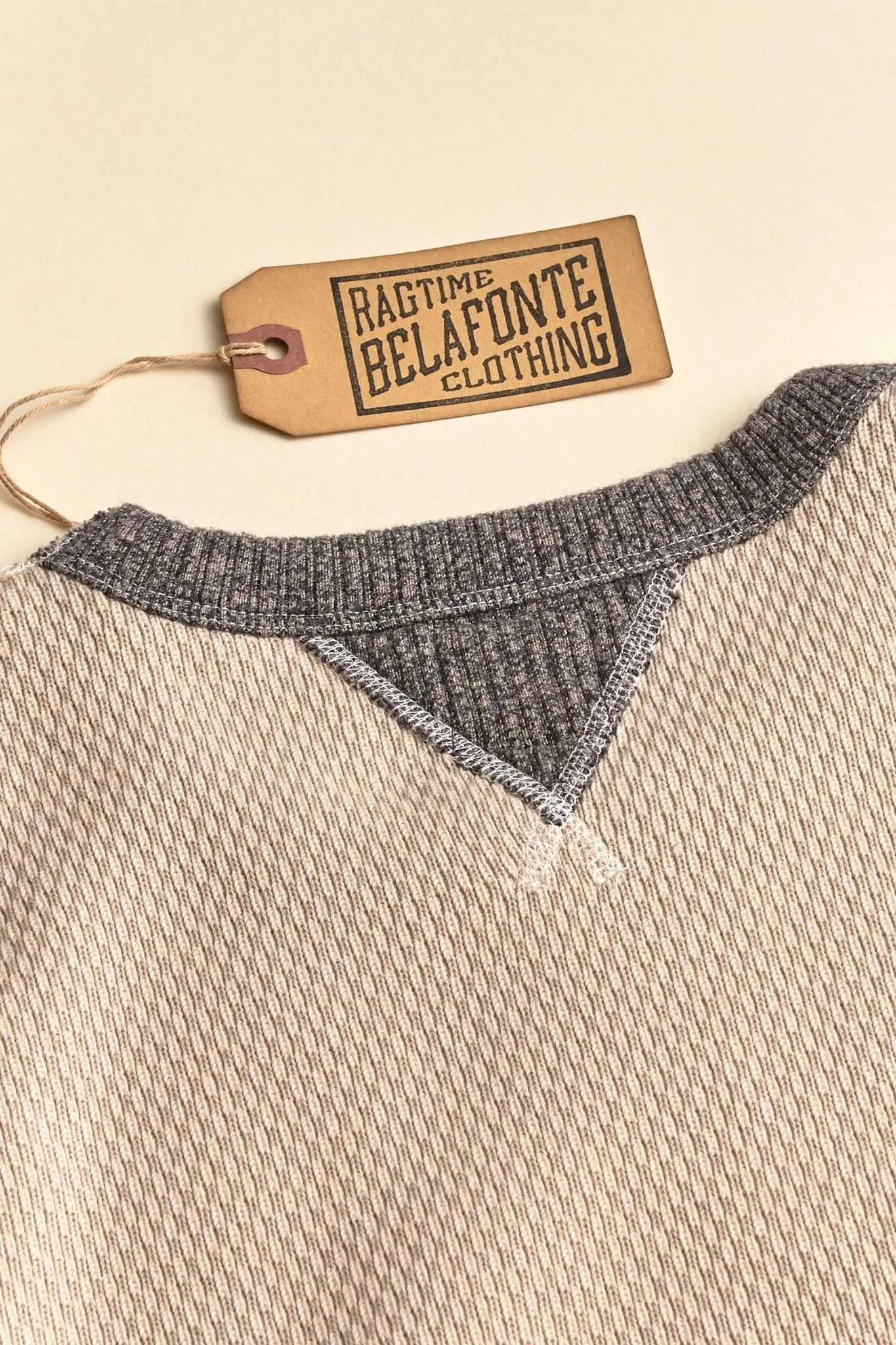 Belafonte Ragtime Super Heavy WV Thermal Sweatshirt - Smoky Ash Gray