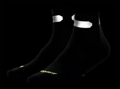 Brooks Carbonite Hi-Viz Quarter Sock