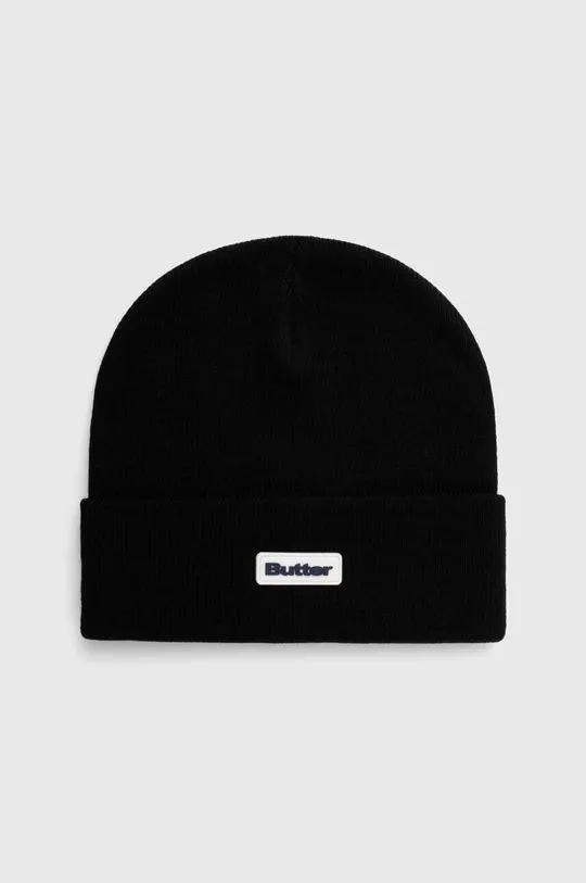 Butter Goods beanie Tall Cuff Beanie black color BGQ423D14301