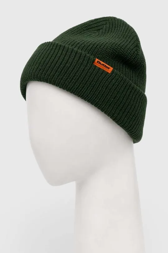 Butter Goods beanie Tall Wharfie Beanie green color BGQ423D14204