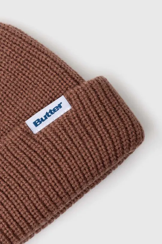 Butter Goods beanie Wharfie Beanie brown color BGQ423D14104