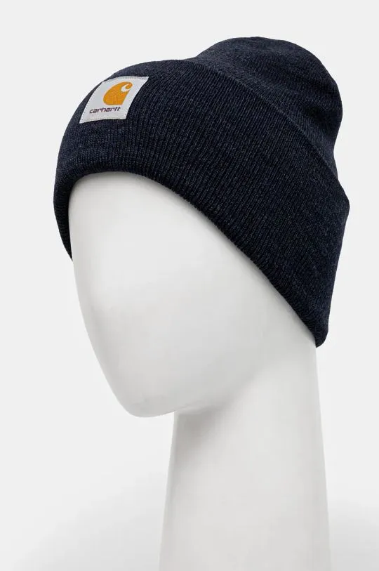 Carhartt WIP beanie Acrylic Watch Hat navy blue color I020175.VEXX