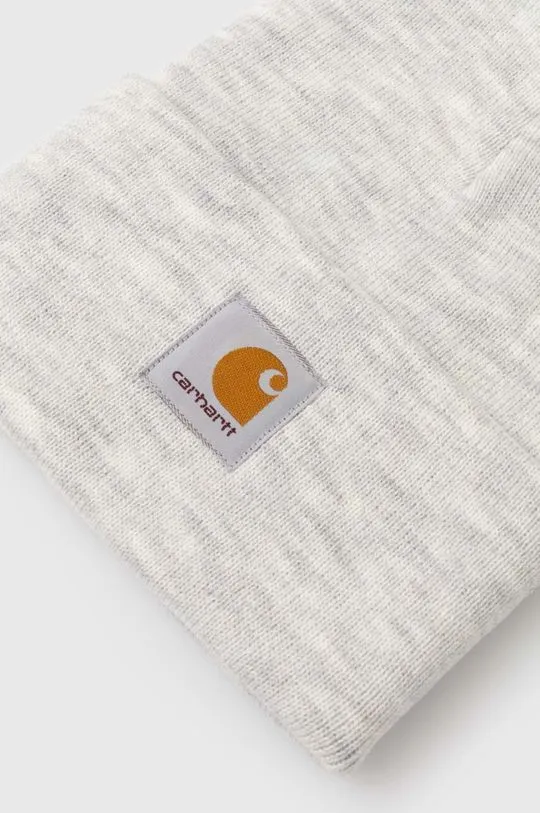 Carhartt WIP beanie gray color