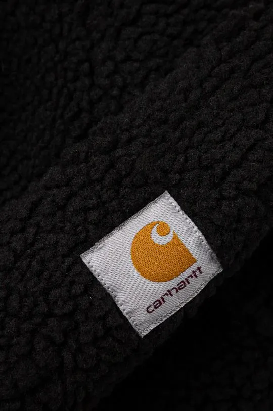 Carhartt WIP beanie Prentis Beanie black color thick knit I033848.89XX