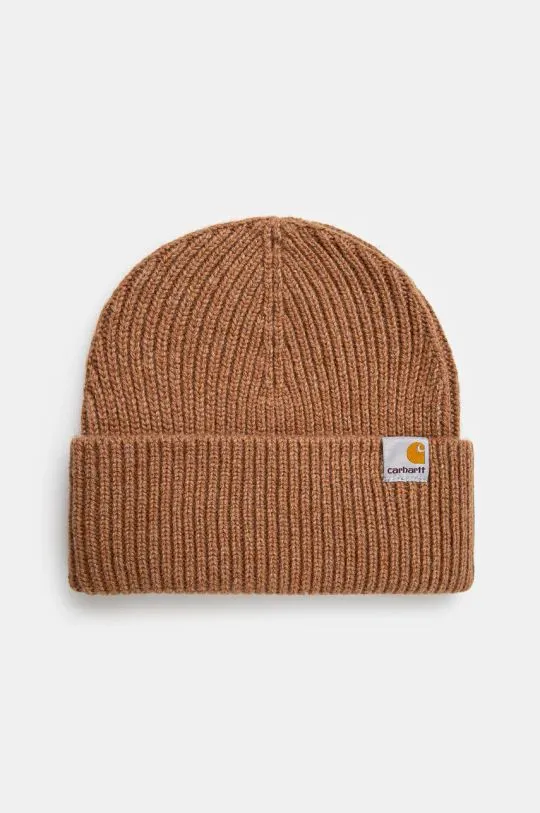 Carhartt WIP wool beanie Gabe Beanie beige color I029496.2FSXX