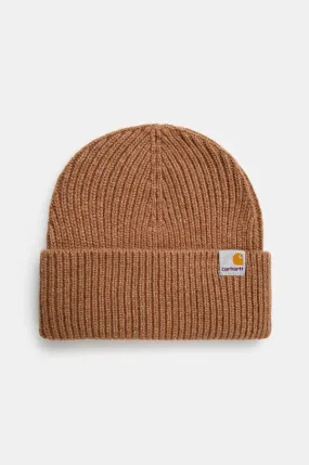 Carhartt WIP wool beanie Gabe Beanie beige color I029496.2FSXX