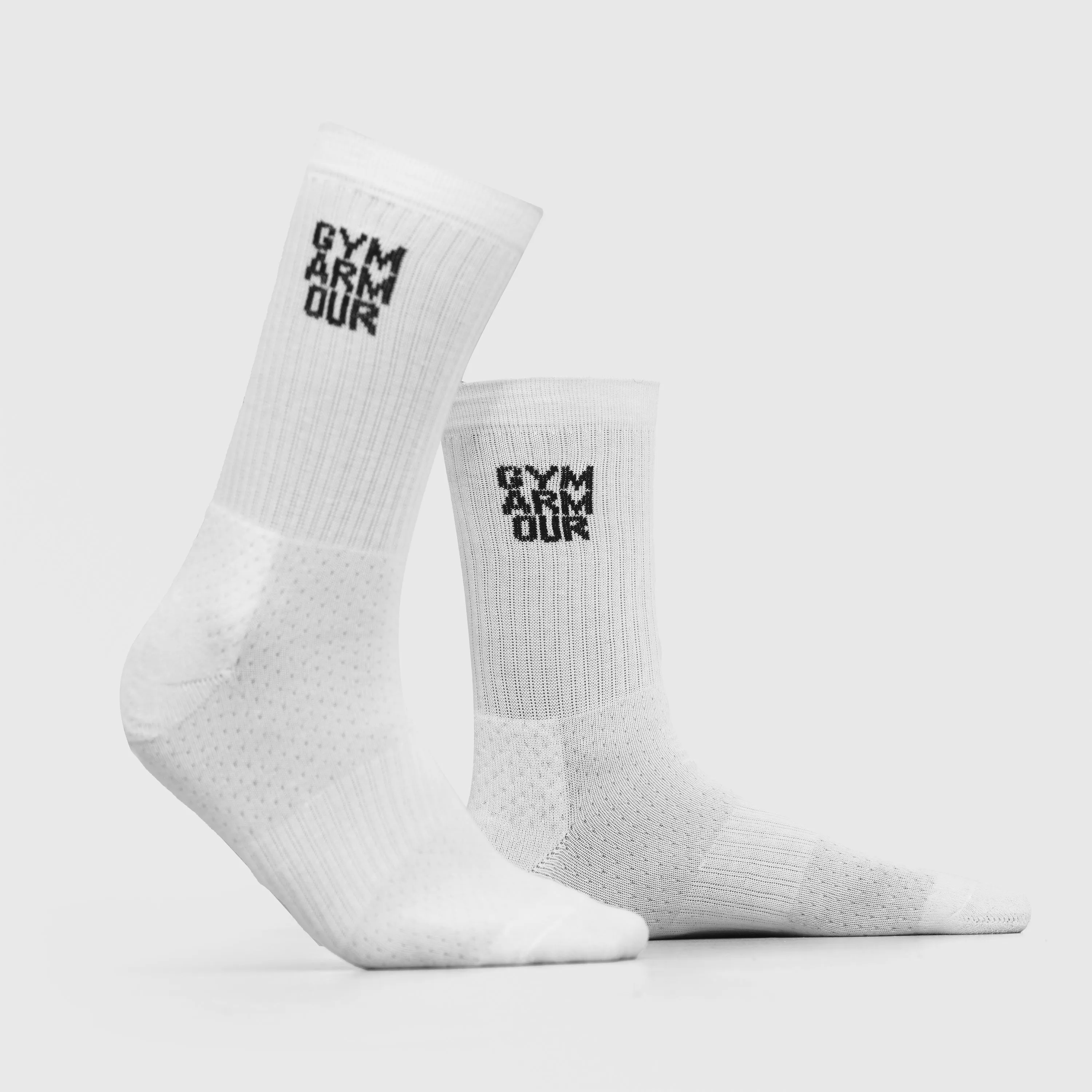 Crew Socks 2Pcs (Black + White)