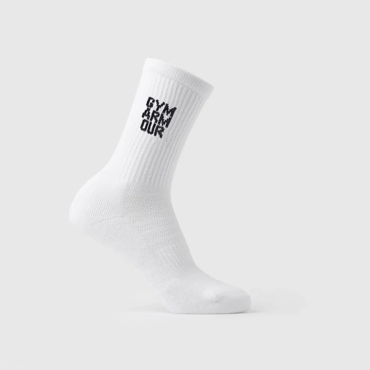 Crew Socks 2Pcs (Black + White)