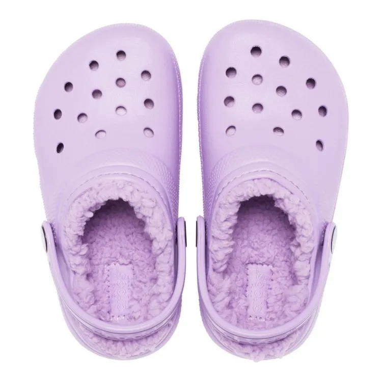 Crocs Classic Lined Clog Kid Bambina Orchidea