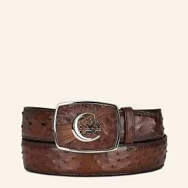 CV499A1 - Cuadra honey western fashion Ostrich belt for men