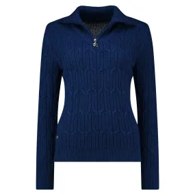 Daily Sports Olivet Lined Ladies Golf Jumper Spectrum Blue