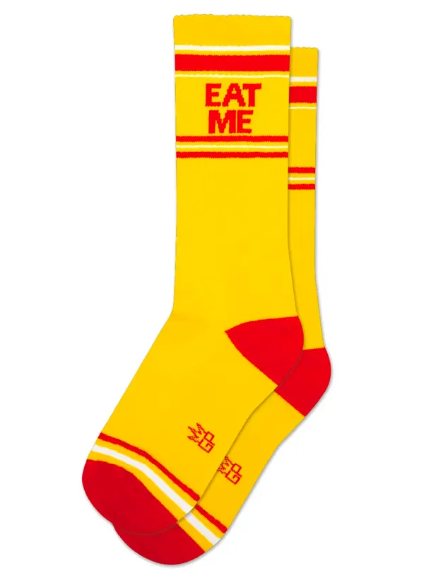 Eat Me Ribbed Gym Socks