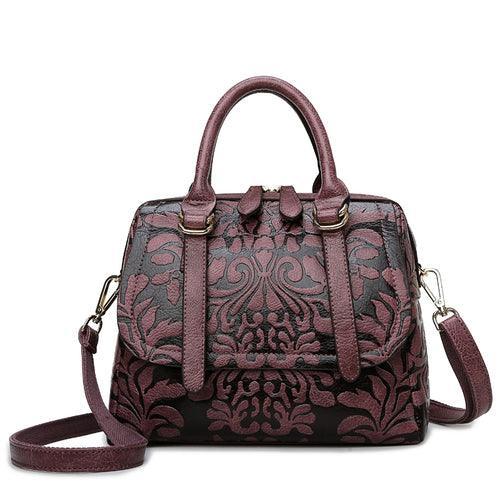 Embossed Leather Handbags