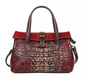 Embossed Luxury Handbag