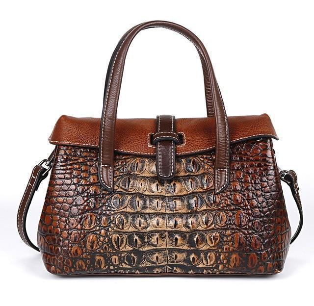 Embossed Luxury Handbag