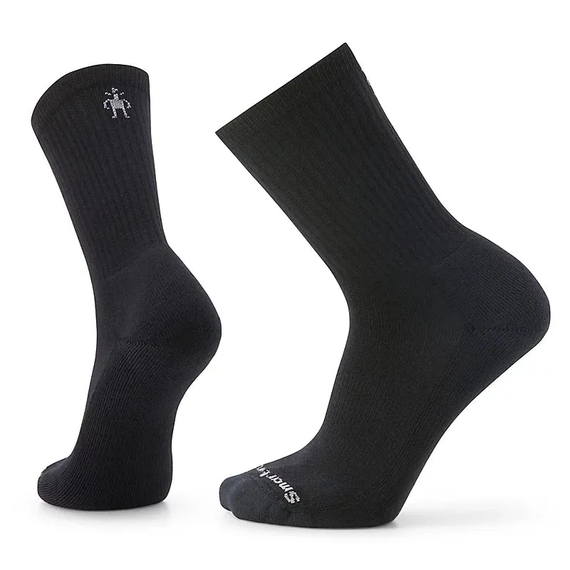 Everyday Solid Rib Light Cushion Crew Socks - SW001887