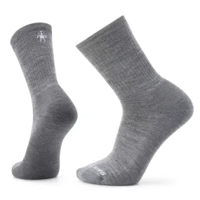 Everyday Solid Rib Light Cushion Crew Socks - SW001887