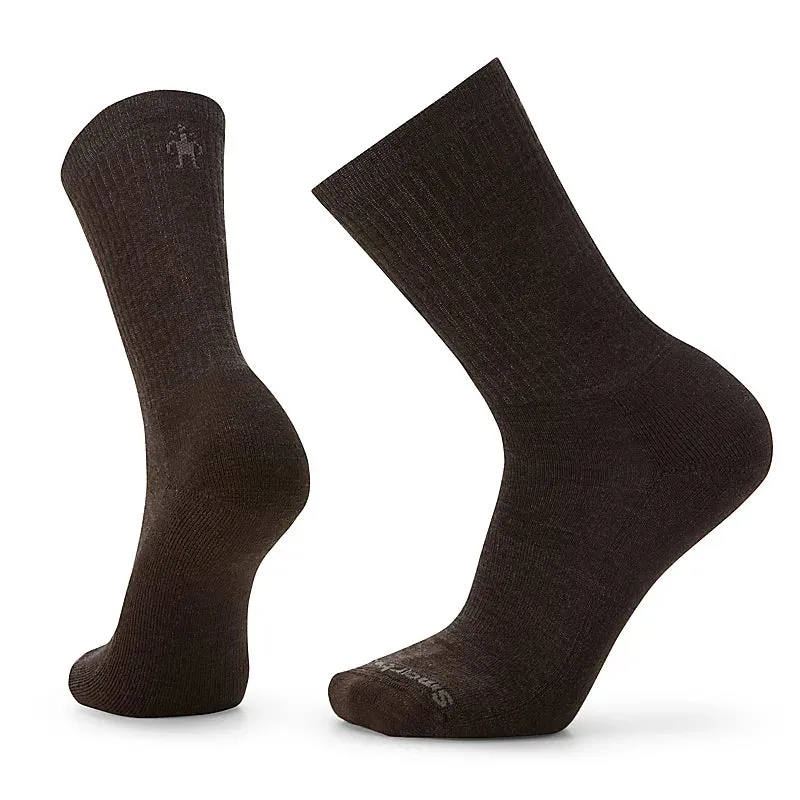 Everyday Solid Rib Light Cushion Crew Socks - SW001887