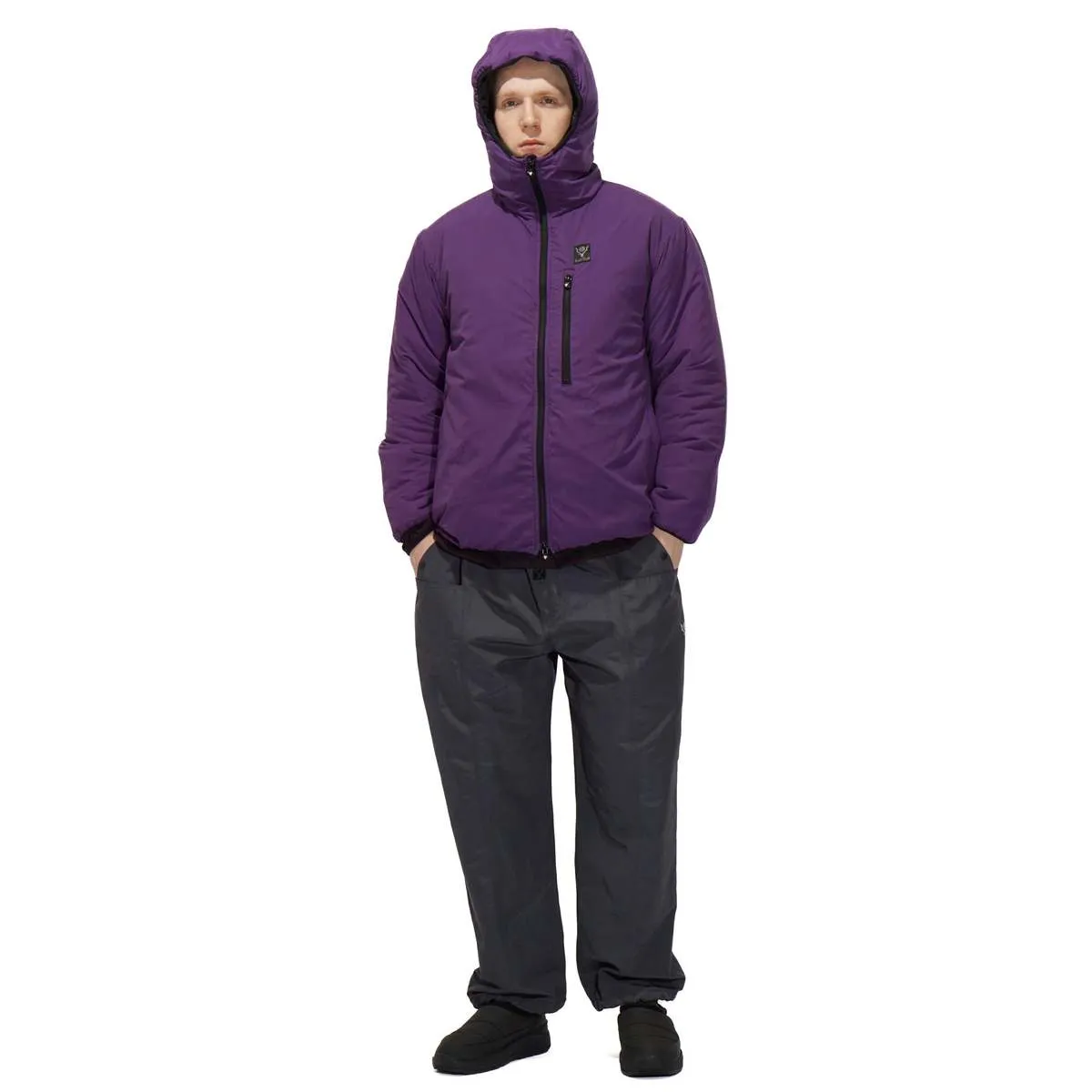 Insulator Zipped Parka - Purple